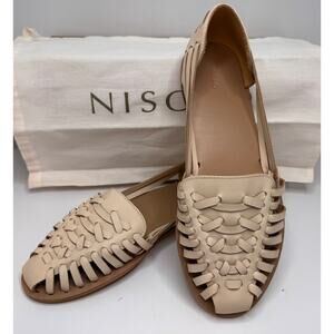 Nisolo Women’s Huarache Sandals - Color Bone - Leather - Size 11 New in box